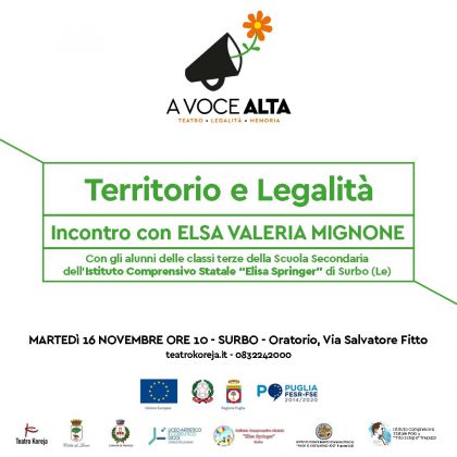 A Surbo prosegue il progetto "A voce alta" e arriva il magistrato Elsa Valeria Mignone - Corriere Salentino