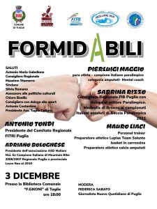 FormidAbili, a Tuglie un incontro per promuovere gli effetti terapeutici e riabilitativi dello sport - Corriere Salentino