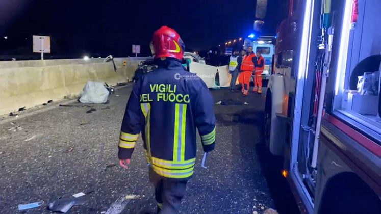 Tragedia sulla 613, auto con famiglia si ribalta: un morto e tre feriti gravi - Corriere Salentino