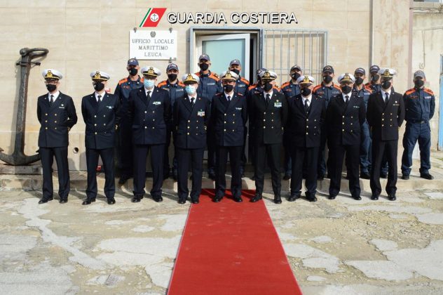 Guardia Costiera, il Comandante Generale del Corpo delle Capitanerie di Porto in visita all’Ufficio locale di Santa Maria di Leuca - Corriere Salentino