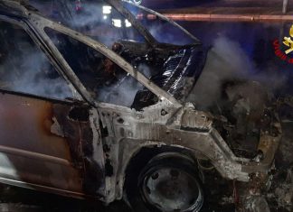 Paura in periferia: fiamme avvolgono Citroen in via Siracusa: si indaga sulle cause