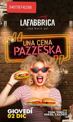 Il giovedì de "LaFabbrica" è una cena pazzesca - Corriere Salentino