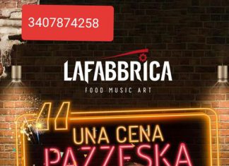 Il giovedì de “LaFabbrica” è una cena pazzesca