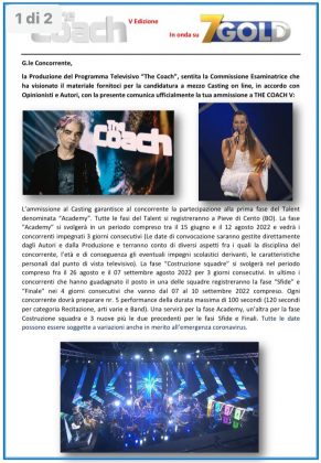 Alessia Tundo e Daria Papa al talent «The coach» - Corriere Salentino