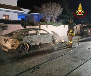 Ancora incendi in un cantiere, dopo pochi mesi viene avvolto dalle fiamme un altro escavatore: si indaga - Corriere Salentino
