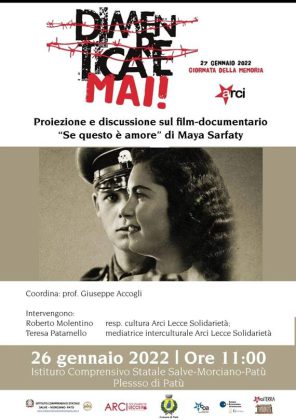 Giornata della Memoria: le iniziative promosse da Arci Lecce Solidarietà - Corriere Salentino