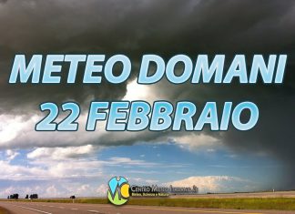 Le previsioni meteo di oggi 22 febbraio 2022