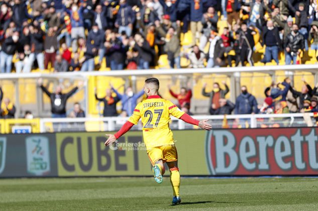 Al Lecce non basta una prodezza di Strefezza: il big match contro il Brescia termina 1 a 1 - Corriere Salentino