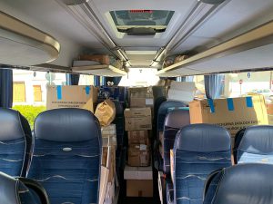 Partito da Surbo il pullman della speranza: "Porta aiuti per Kiev, tornerà con i profughi da accogliere" - Corriere Salentino