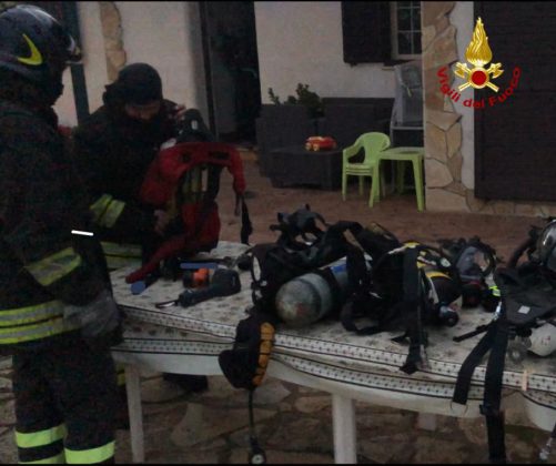 Incendio nel garage di una villetta: danni ingenti. In salvo due gatti rimasti intrappolati - Corriere Salentino