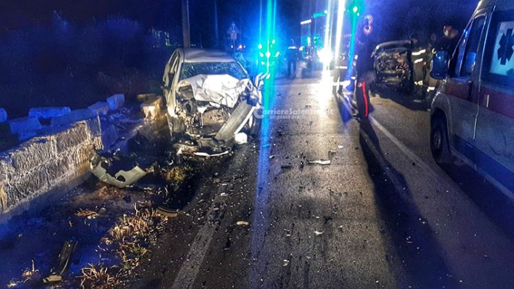 Tremendo schianto tra due auto nel basso Salento: grave 47enne. L'altro conducente positivo alla cannabis - Corriere Salentino