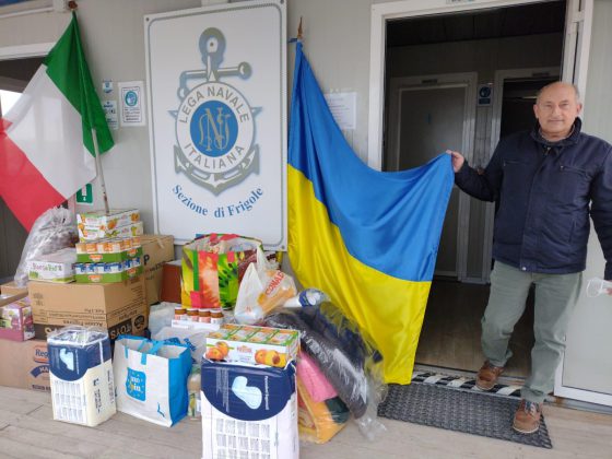 Domenica di solidarietà a Frigole: i soci della Lega Navale per il popolo ucraino - Corriere Salentino