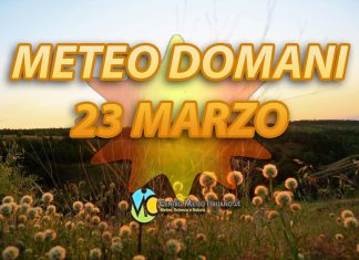 Le previsioni meteo di oggi 23 marzo 2022