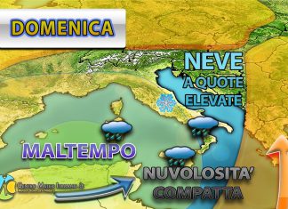 Le previsioni meteo del weekend