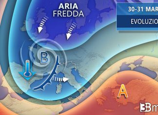 3bmeteo.com: “Cambia tutto a fine mese, ciclone in arrivo e finalmente la pioggia al nord”