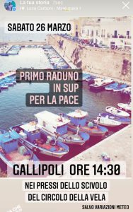 Gli amanti del SUP si sono ritrovati a Gallipoli per la pace, tra il mare, la sabbia e la libertà - Corriere Salentino