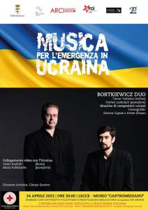 Musica per l’emergenza in Ucraina: concerto benefico al Museo Castromediano di Lecce - Corriere Salentino