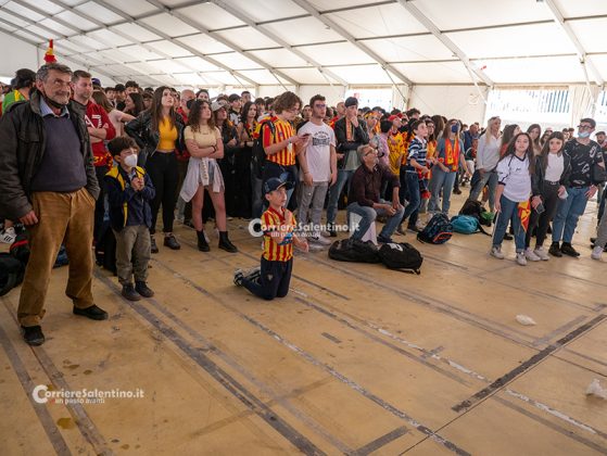 Dal sogno giallorosso all’incubo in pochi minuti. La delusione del PalaFiere per un autentico regalo al Vicenza - Corriere Salentino