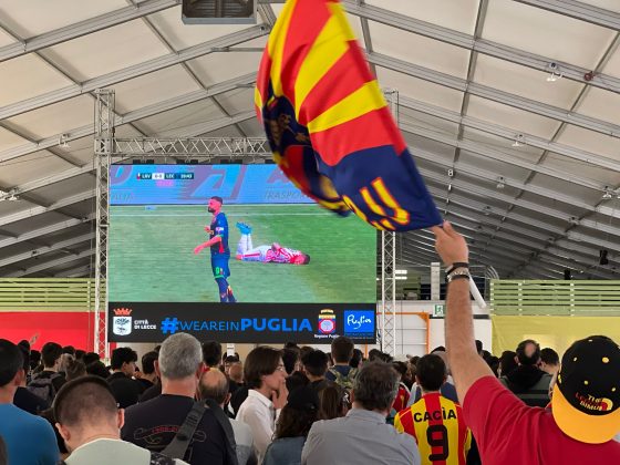 Dal sogno giallorosso all’incubo in pochi minuti. La delusione del PalaFiere per un autentico regalo al Vicenza - Corriere Salentino