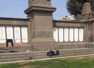 Monumento dei caduti, MRS Lecce: “Dopo venti giorni dalla denuncia e dal sit-in del MRS nulla è mutato”