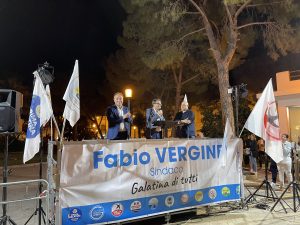 Elezioni a Galatina: dalla scuola dei mestieri al rilancio della Fiera e del turismo: i progetti di Fabio Vergine spiegati in piazza insieme a Sebastiano Leo - Corriere Salentino