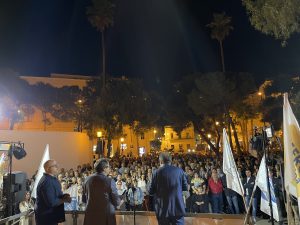 Elezioni a Galatina: dalla scuola dei mestieri al rilancio della Fiera e del turismo: i progetti di Fabio Vergine spiegati in piazza insieme a Sebastiano Leo - Corriere Salentino