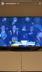 Barak dedica una storia al Lecce. A Majer: “Te lo meriti” - Corriere Salentino