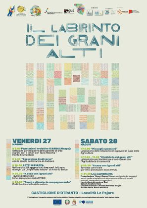 Venerdì 27 e sabato 28 maggio a Castiglione d’Otranto si svela il “Labirinto dei grani alti” - Corriere Salentino