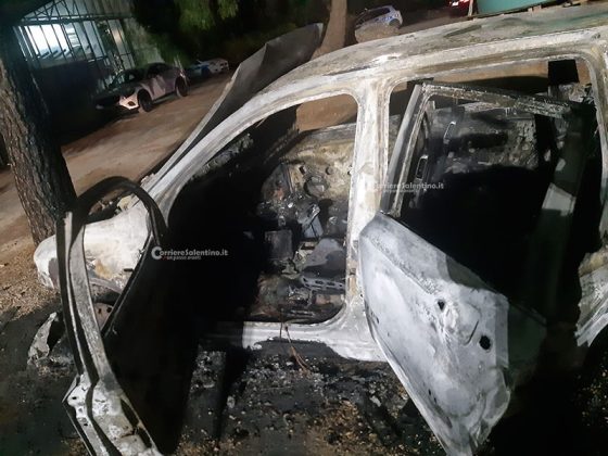 Rogo nel vivaio, auto distrutta dal fuoco: indagini in corso per stabilire le cause - Corriere Salentino