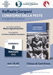 Continuano “Le conversazioni di Sant’Anna” con l'Oratorio della Peste - Corriere Salentino