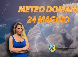 Le previsioni meteo di oggi 24 maggio 2022
