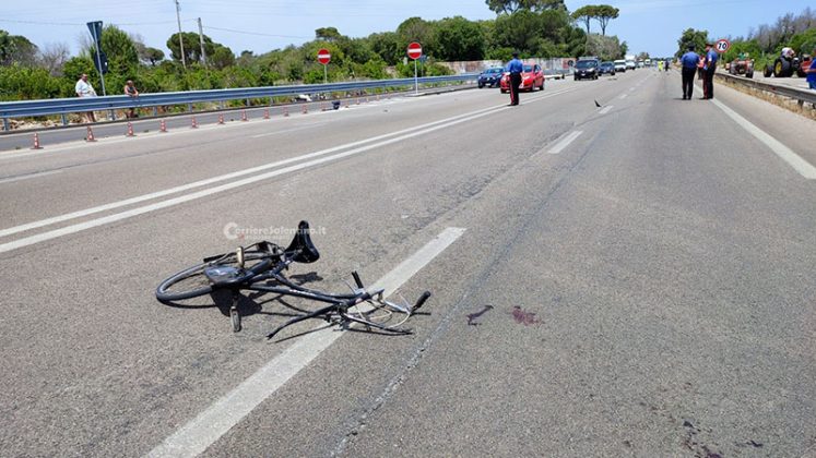 Tremendo schianto tra moto e bici sulla 275: muore 45enne, grave un 78enne - Corriere Salentino