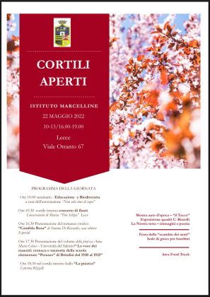Cortili aperti. Mostra della pittrice Caterina Rizzelli presso il teatro Marcelline Lecce - Corriere Salentino