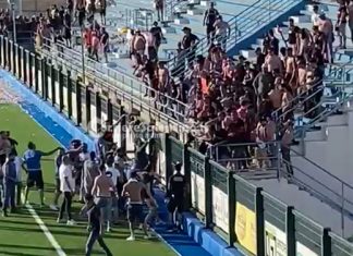 Violenze e disordini dopo il match Fasano-Nardó. Scattano altri tre Daspo