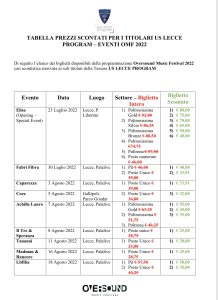Oversound Music: date e luoghi dei concerti, apre Elisa. Lecce premiata dalla SIAE. Sconti per gli abbonati giallorossi - Corriere Salentino