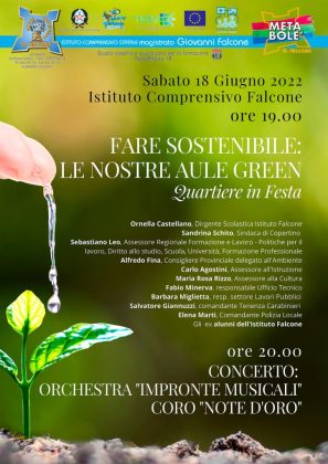 All’Istituto “G. Falcone” di Copertino inaugurazione delle nuove Aule Green e Concerto di fine anno scolastico - Corriere Salentino