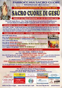 A Monteroni si celebra il Sacro Cuore di Gesù con festeggiamenti religiosi e civili: gli eventi dal 24 al 27 giugno - Corriere Salentino