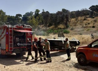 Ancora fiamme a Lido Conchiglie, torna la paura: i vigili del fuoco spengono il rogo ed evitano un nuovo disastro