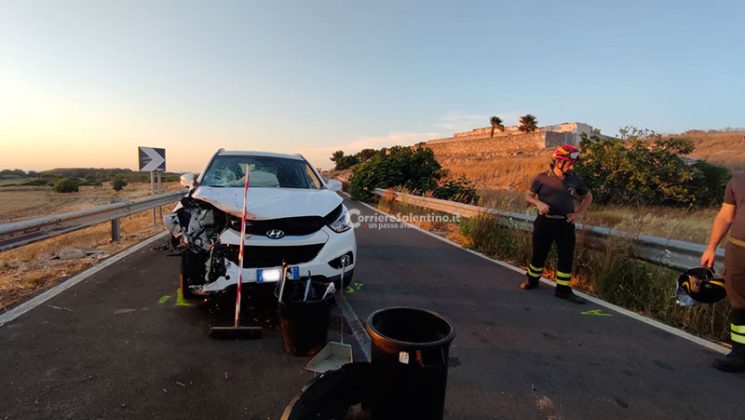Invade l’altra corsia e si schianta contro un’auto, grave motociclista 23enne al Fazzi - Corriere Salentino