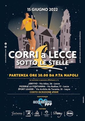 “Corri a Lecce sotto le stelle”, si torna a correre all’ombra del barocco - Corriere Salentino