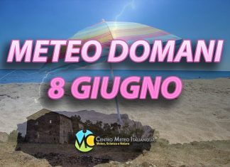 Le previsioni meteo di oggi 8 giugno 2022
