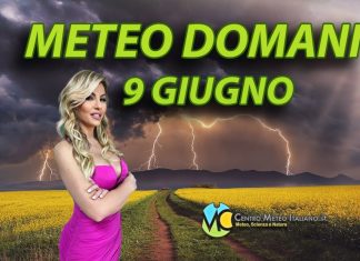 Le previsioni meteo di oggi 9 giugno 2022