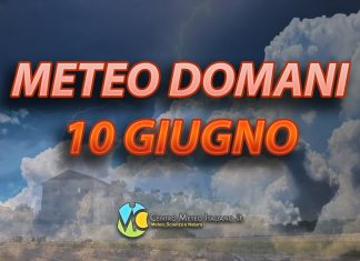Le previsioni meteo di oggi 10 giugno 2022