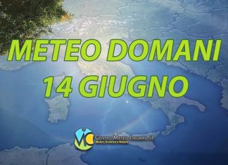 Le previsioni meteo di oggi 14 giugno 2022