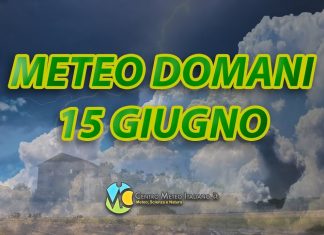Le previsioni meteo di oggi 15 giugno 2022