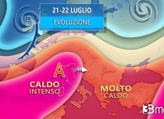 3BMETEO.COM: “Da giovedì l’ondata di caldo raggiungerà il suo apice anche in Italia, temperature fino a 40°C”