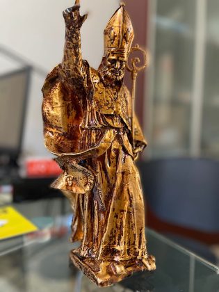 Copia statua di Sant'Oronzo: oggi sopralluogo dei tecnici sulla colonna - Corriere Salentino