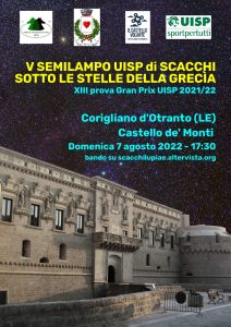Domenica 7 agosto torneo di scacchi al Castello di Corigliano - Corriere Salentino