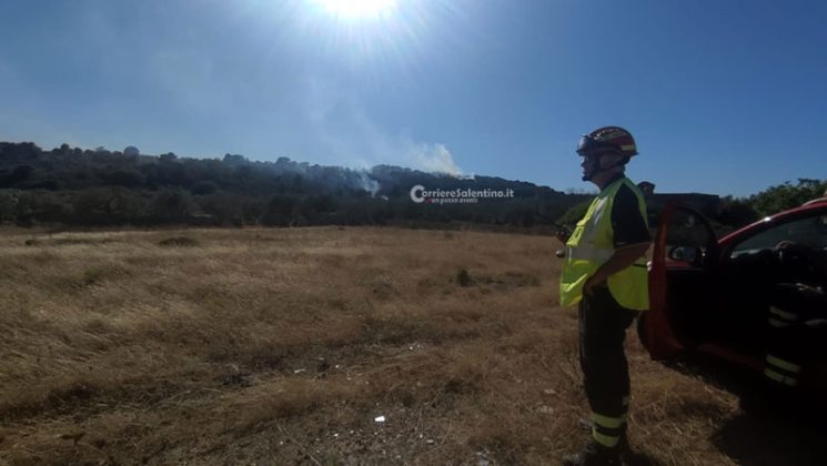 Salento in fiamme, emergenza senza fine. Squadre a lavoro da ore, intervengono i canadair - Corriere Salentino