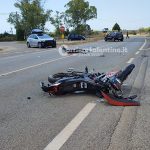 Impatto tra auto e moto all'incrocio: centauro in ospedale con codice rosso - Corriere Salentino